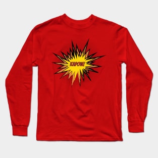 Kapow!! *Clear BG* Long Sleeve T-Shirt